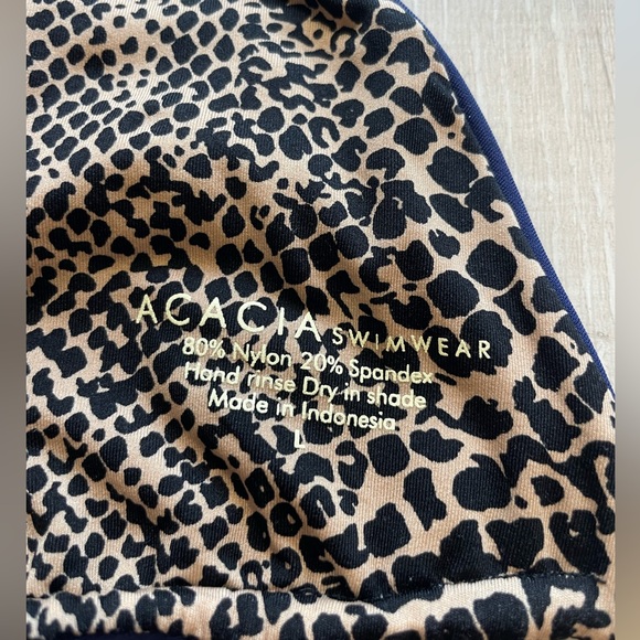 Acacia Blue Fringe Bikini - Top Large & Bottom Small - Picture 5 of 6